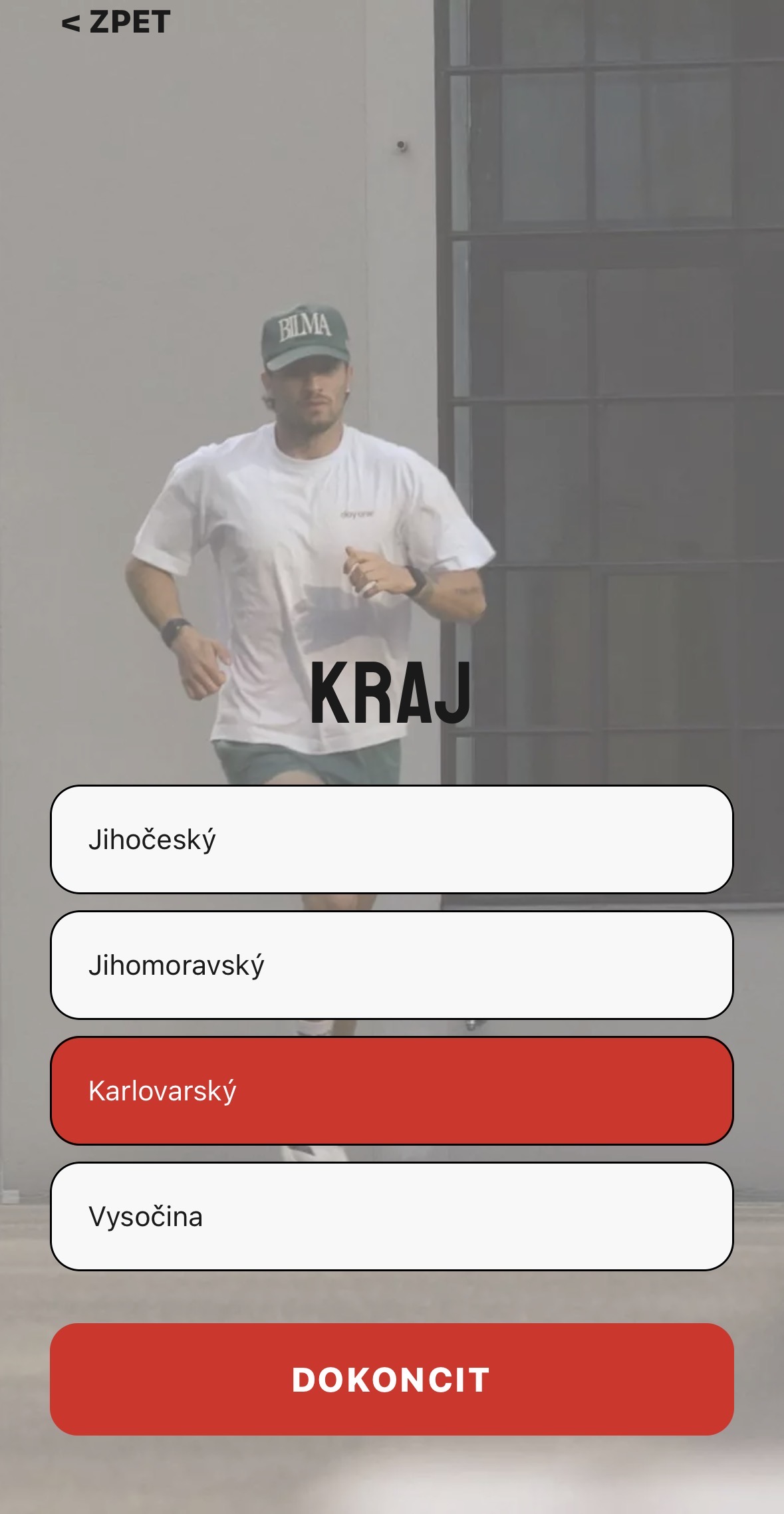 C-RUN - obrazovka ve světlém módu